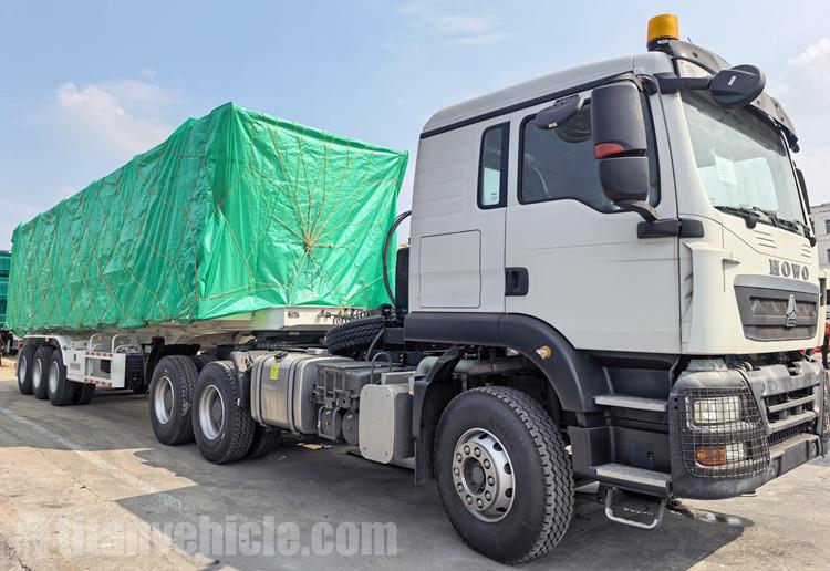 Tri Axle Tipper Semi Trailer for Sale in Angola