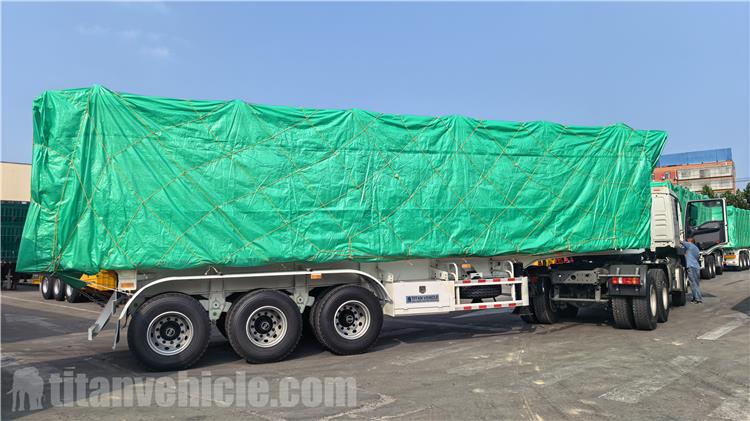 3 Axle 60 Ton Dump Trailer for Sale In Cameroon