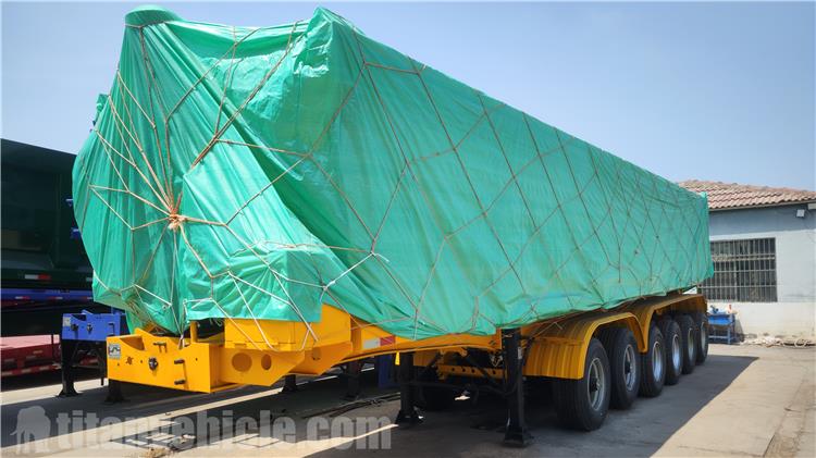 6 Axle 45CBM Dump Semi Trailer for Sale In Ghana