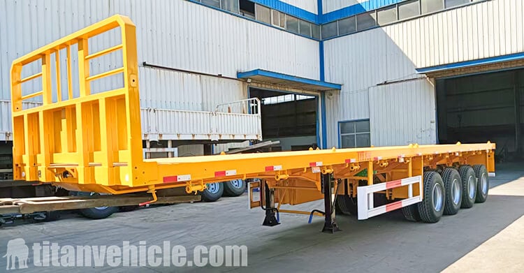 4 Axle Flatbed Semi Trailer for Sale in Tema Ghana