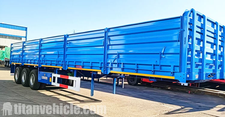3 Axle Side Wall Semi Trailer for Sale in Zambia
