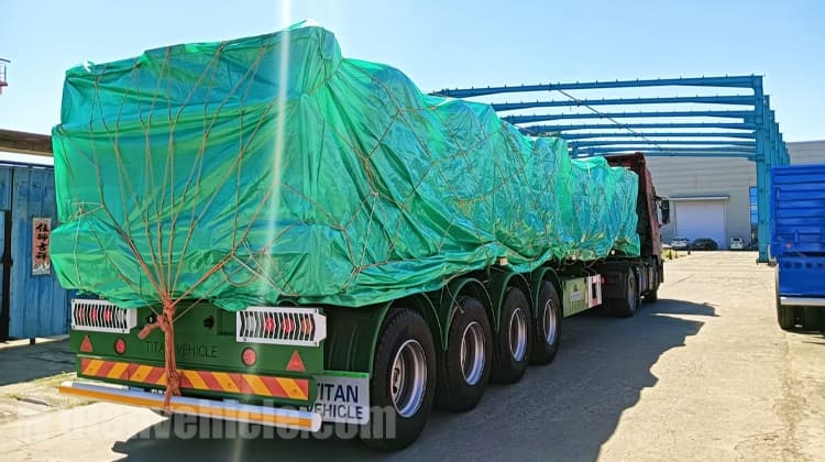 4 Axle Intermodal Container Chassis Trailers for Sale in Jamaica