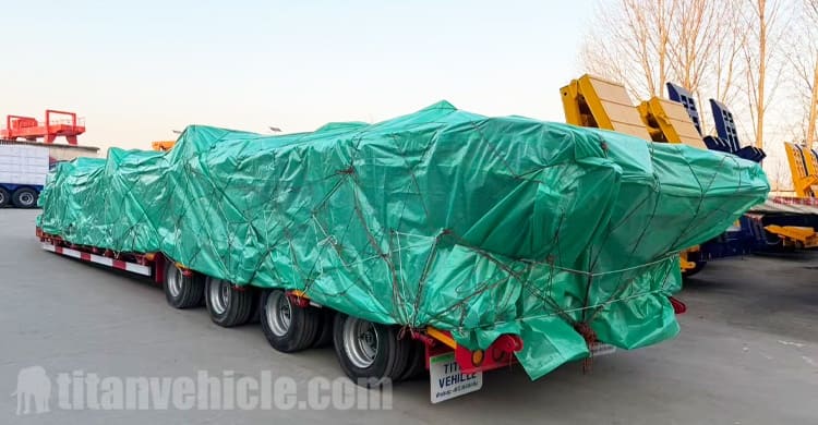 4 Axle Low Bed Semi Trailer for Sale in Sierra Leone