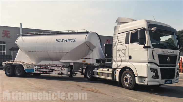Dry Bulk Pneumatic Cement Tanker Trailers for Sale In Congo