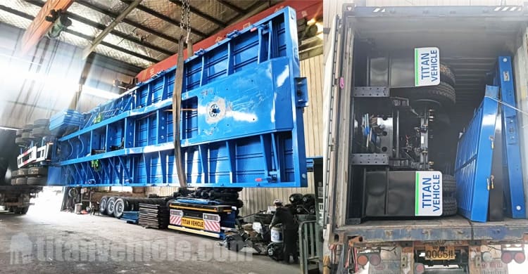3 Axle Stake Fence Semi Trailer for Sale in Zambia