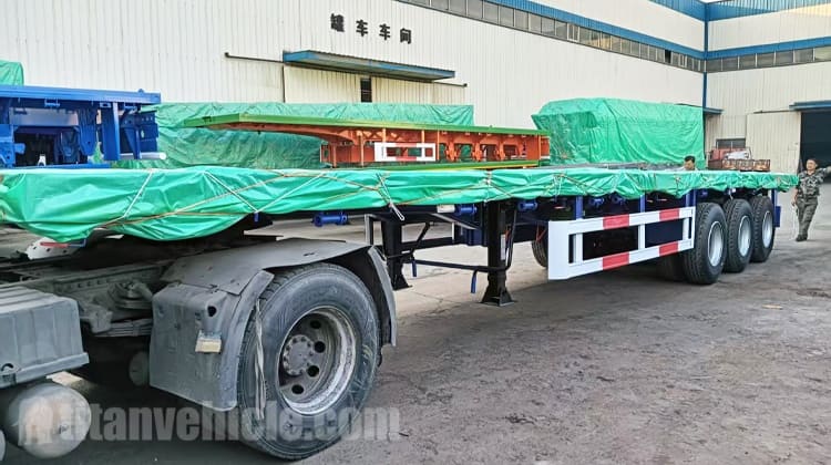 Tri Axle Flat Deck Trailers for Sale in Guyana