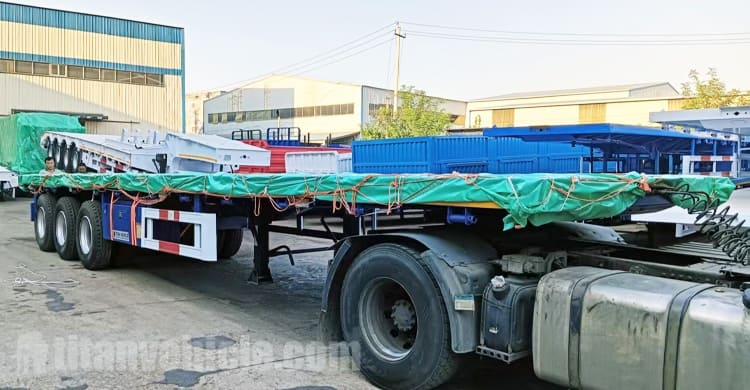 Tri Axle Flat Deck Trailers for Sale in Guyana