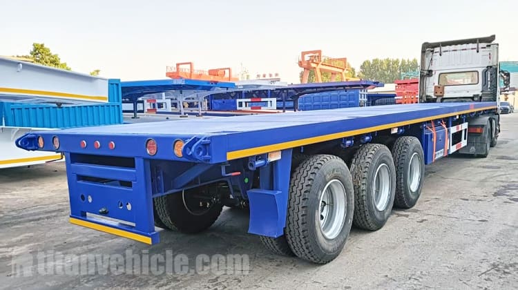 Tri Axle Flat Deck Trailers for Sale in Guyana