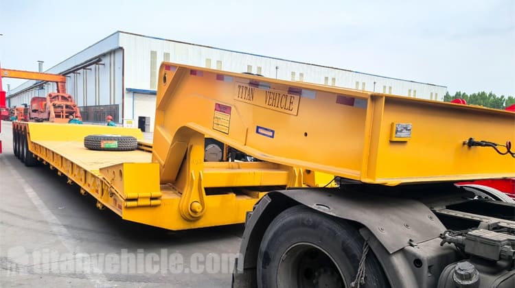 4 Axle 100 Ton RGN Lowboy Trailer for Sale in Nigeria
