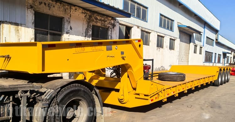 4 Axle 100 Ton RGN Lowboy Trailer for Sale in Nigeria