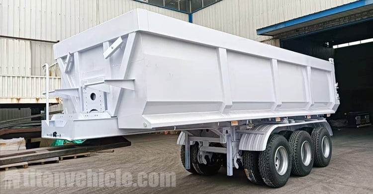 60 Ton Dump Semi Trailer for Sale in Costa Rica
