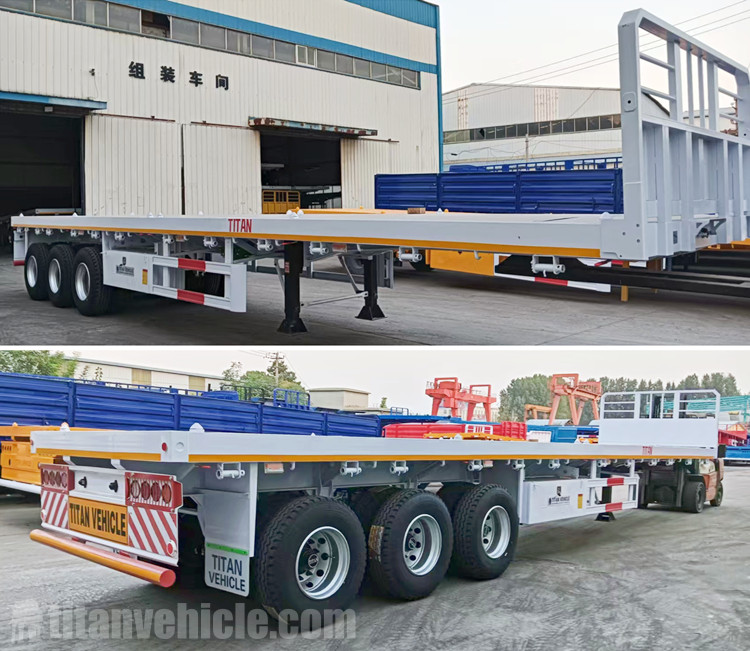 TITAN Tri Axle Flatbed Trailer Price in Ghana