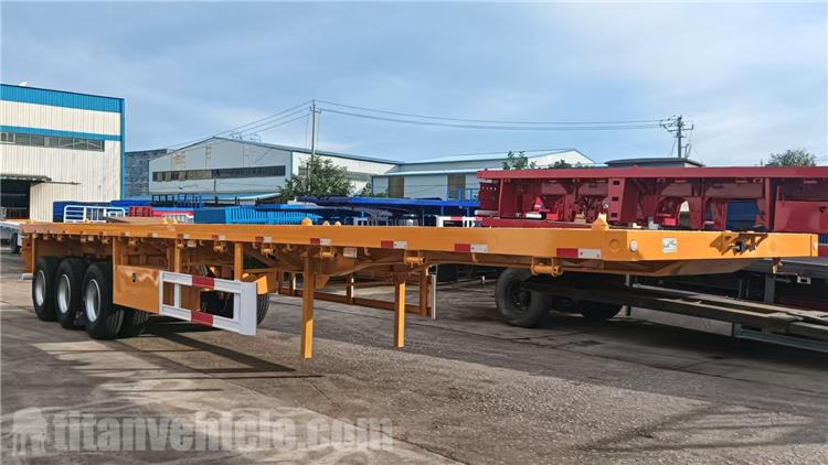 3 Axle 40ft Flat Deck Trailer for Sale In Guyana