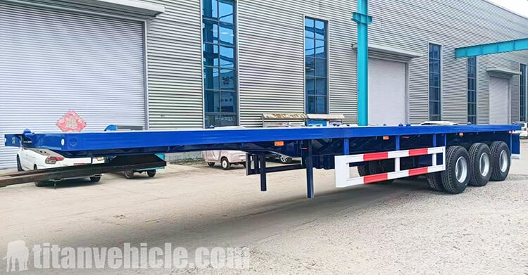 3 Axle Flatbed Semi Trailer for Sale in Ghana