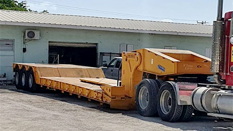 80ton removable gooseneck trailer 