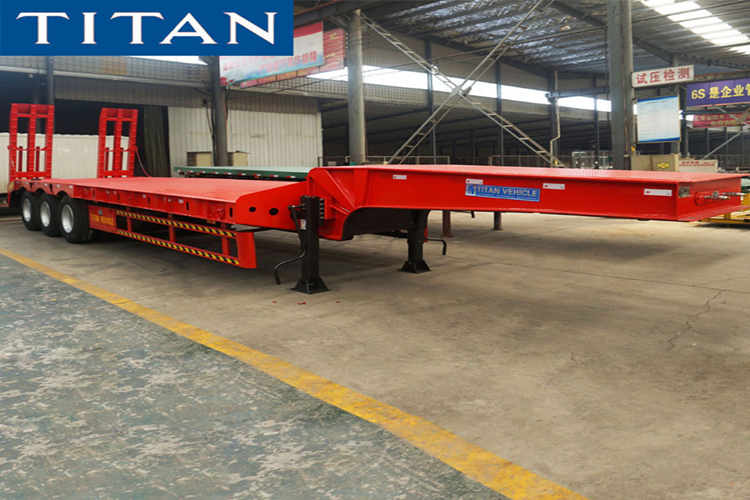 3 Axle 80 Ton Low bed Trailer