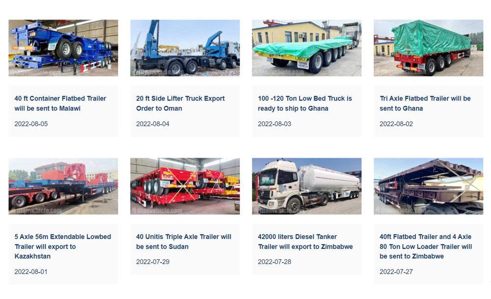 different types of semi trailer