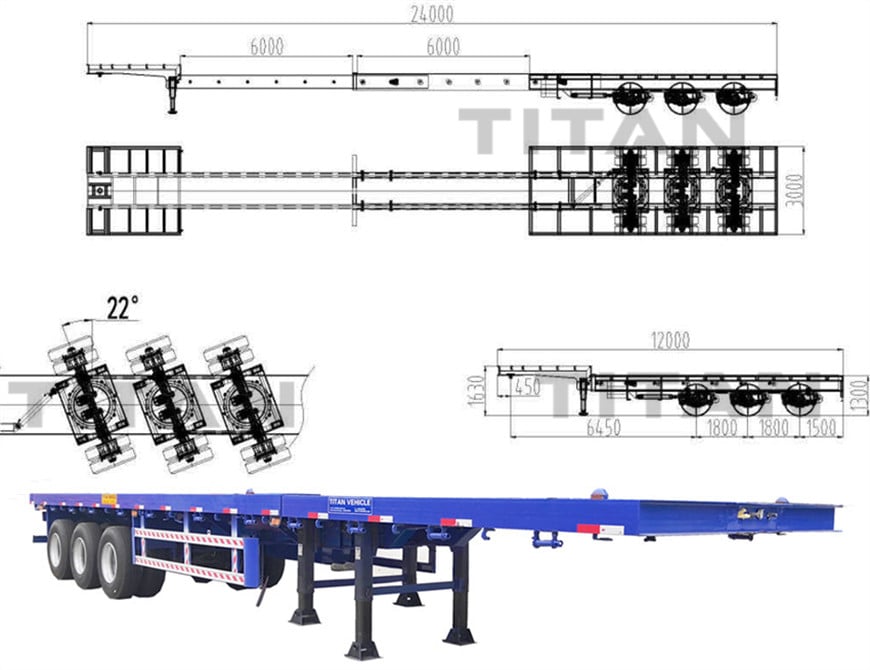Extendable Trailer dimensions & drawings