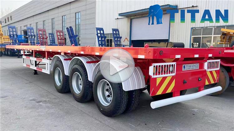 Flatbed Semi Trailer Video