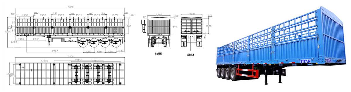 TITAN Fence Semi Trailers Stock Clearance Sale