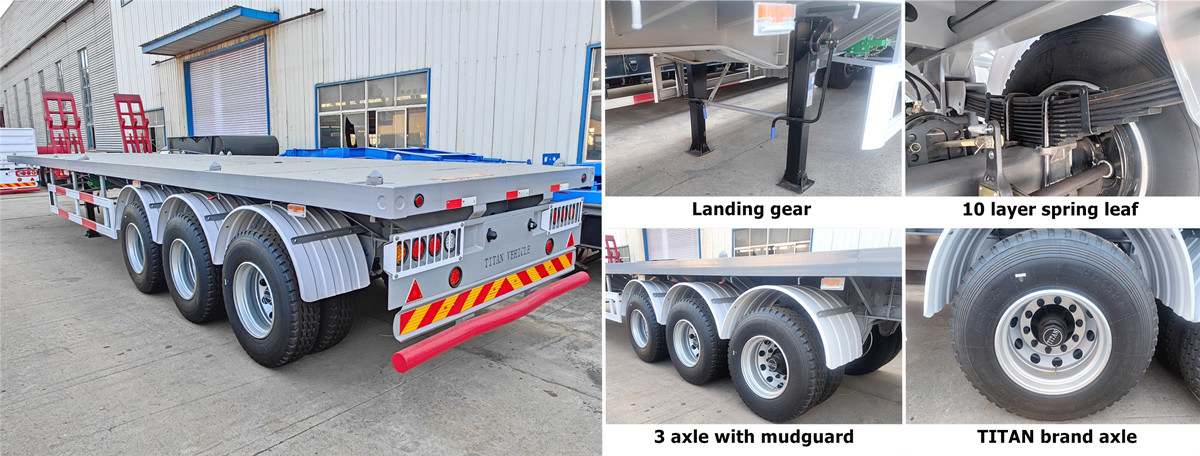 TITAN Flatbed Trailer On Sale Discount Price