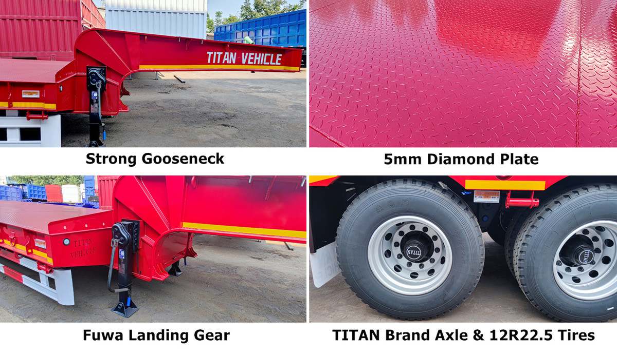 Promotion! TITAN Lowbed Trailer Spot Sale Price
