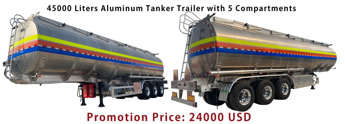 Spot Promotion Fuel Tanker Trailer Price for Sale