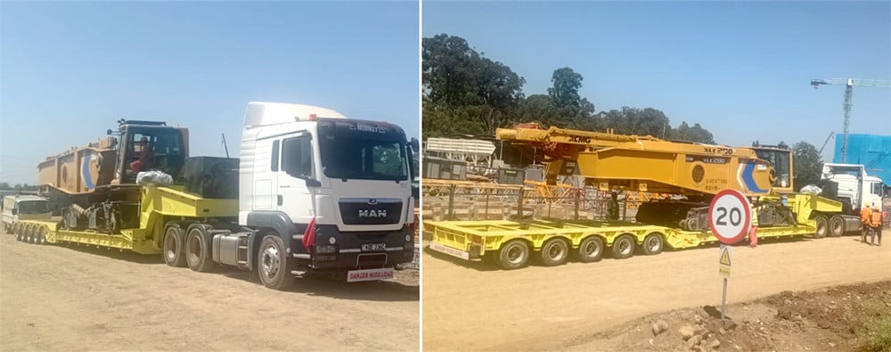 lowboy trailer