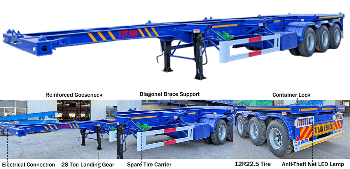 In Stock Container Chassis Trailer Special Offer Pricing