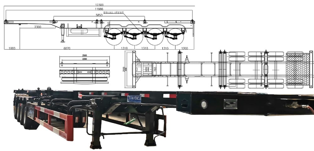In Stock Container Chassis Trailer Special Offer Pricing