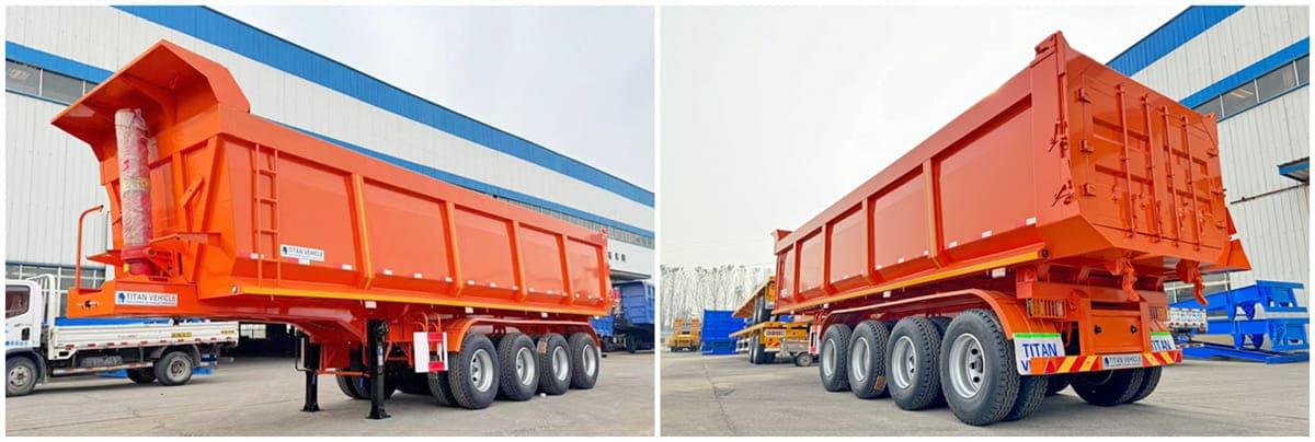 4 Axle Hydraulic Dump Trailer Price