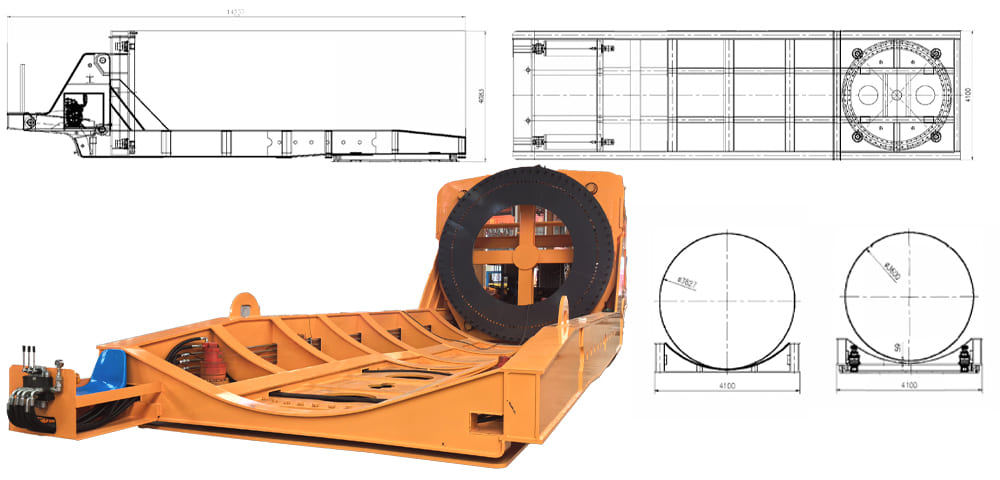 Extendable Trailer & Windmill Blade Adapter Available from Stock with Discount