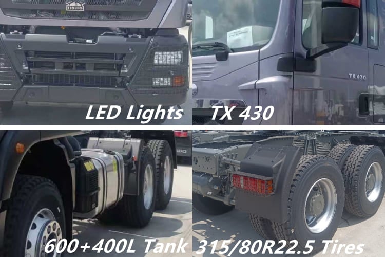 SINOTRUK HOWO TX 6X4 430HP Tractor Truck for Sale in Senegal