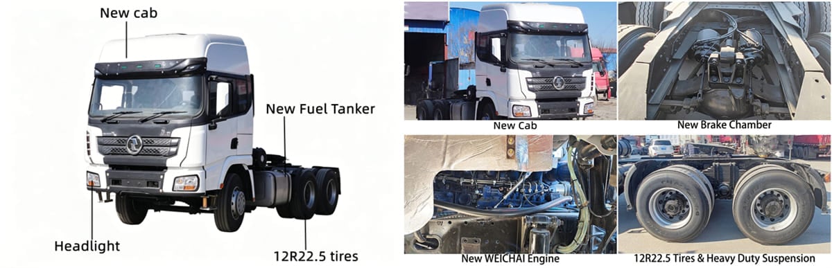 Second Hand X3000 Shacman Tractor Head Truck