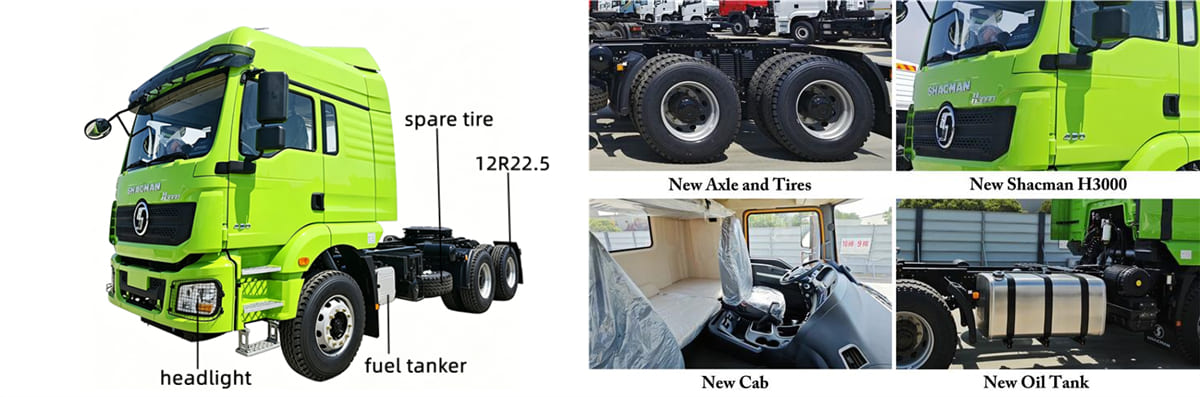 Shacman H3000 6×4 second hand tractor truck