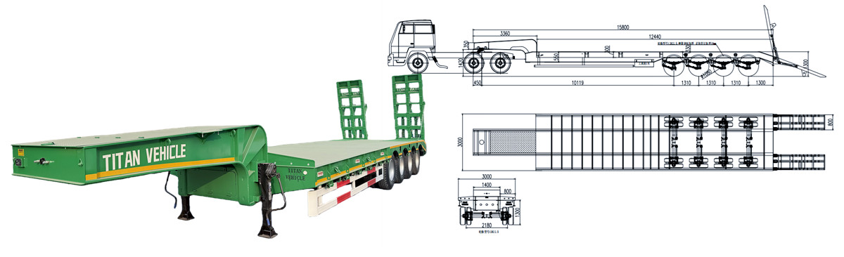 Discount Prices! TITAN Lowbed Trailers Available