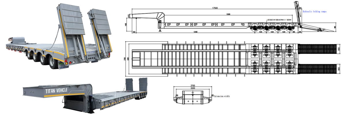 Discount Prices! TITAN Lowbed Trailers Available