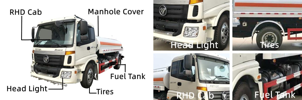 Foton 4&times;2 Water Tanker