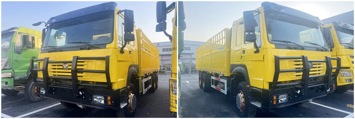 Used Howo Fence Cargo Truck