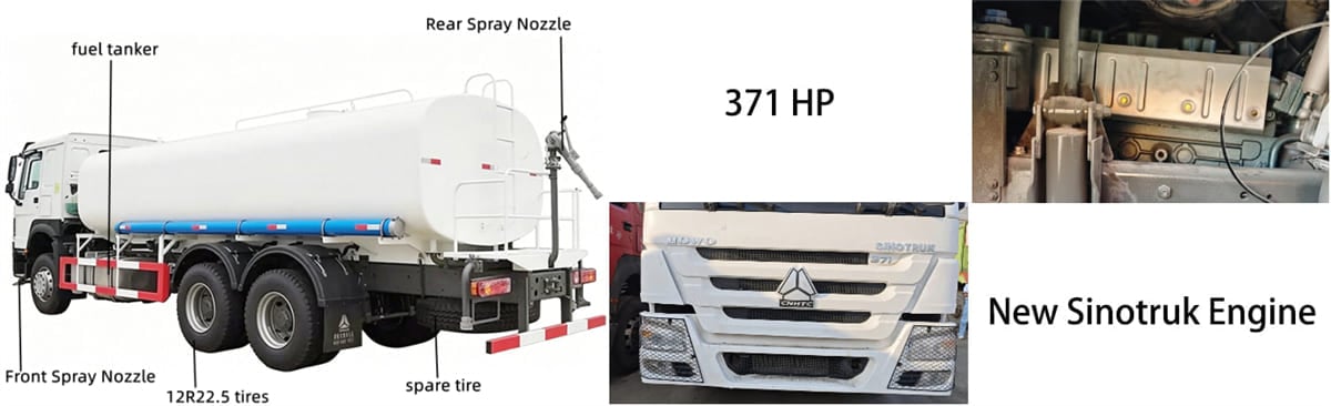 Used Howo Water Tanker Truck for Sale