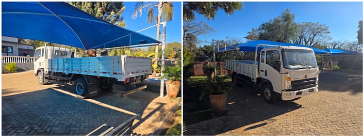 HOWO 4x2 cargo truck for our local delivery business in Zimbabwe