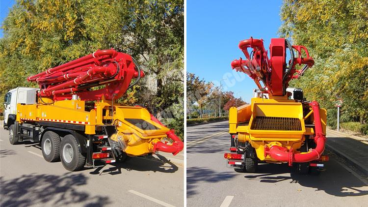 Sinotruk Howo Boom Pump Concrete Truck for Sale in Papua New Guinea