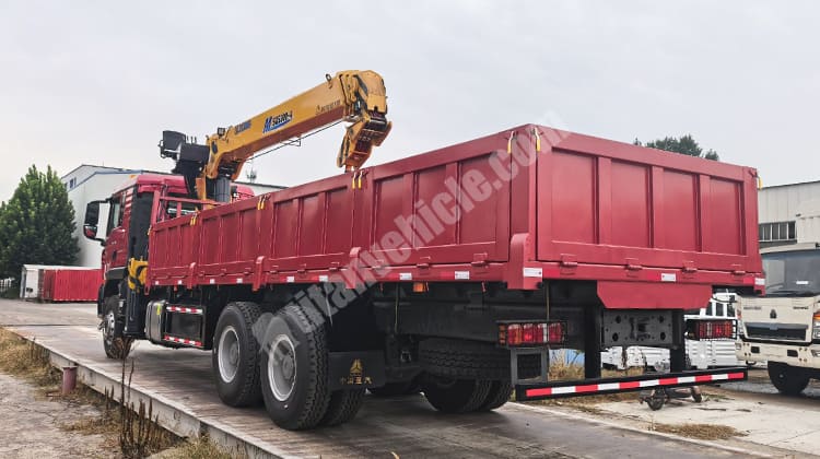 Howo Truck Mounted Crane for Sale in Congo