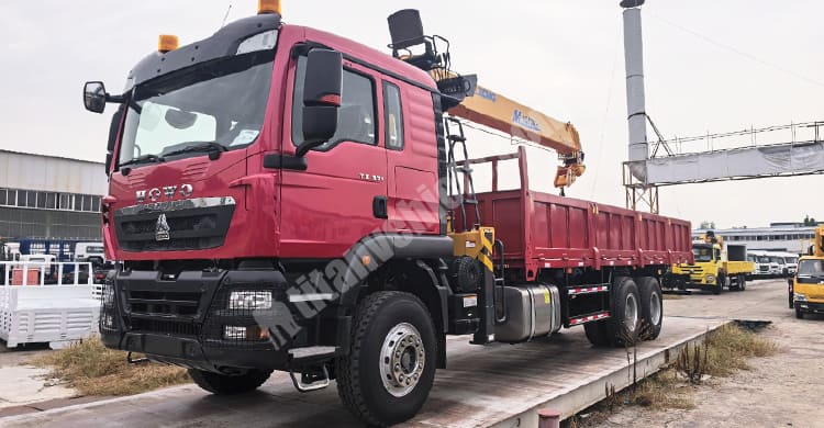 Howo Truck Mounted Crane for Sale in Congo