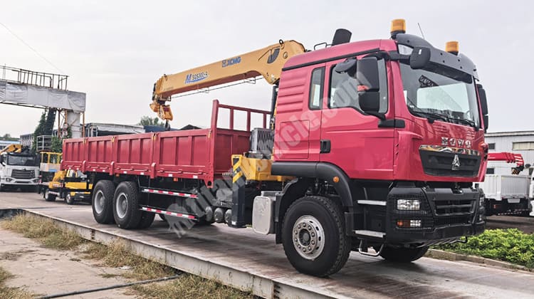 Howo Truck Mounted Crane for Sale in Congo
