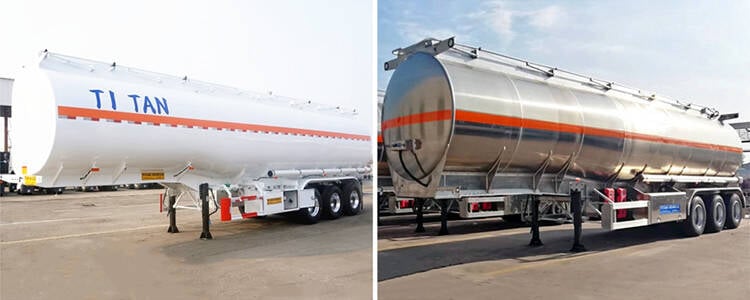 Choosing between carbon steel and aluminum tanker trailer