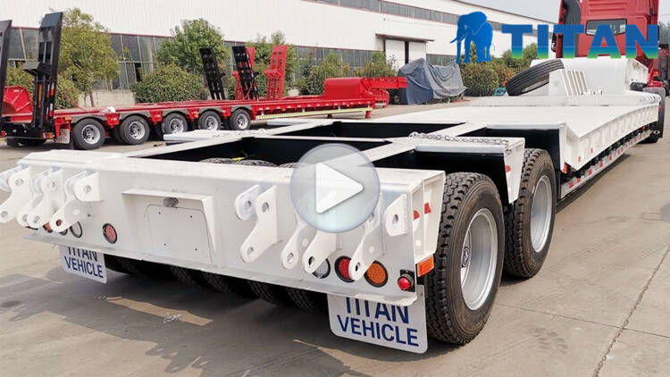 Low Loader Semi Trailer