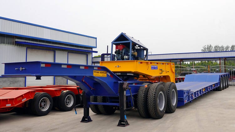 150 ton 4 axle lowboy trailer for sale