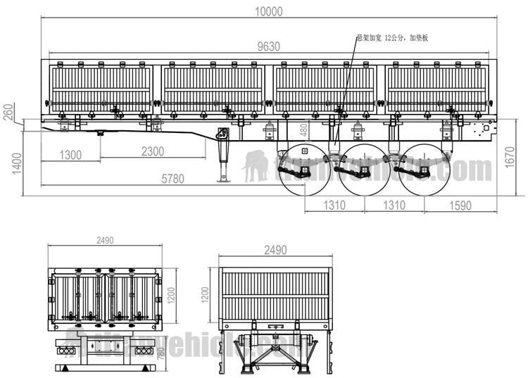 Side Tipper Trailer for Sale Price In Africa