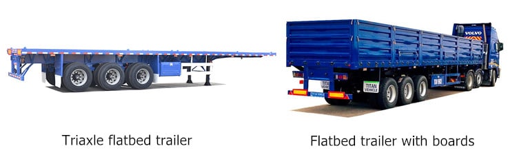Flatbed Trailer Manufacturers | 20 FT 40 Foot Flatbed Trailer for Sale Price